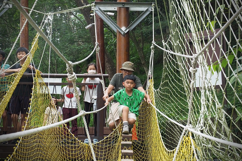 台中東勢 | 東勢林場遊樂區。賞螢賞櫻勝地/森林親子景點/超人氣體能訓練場