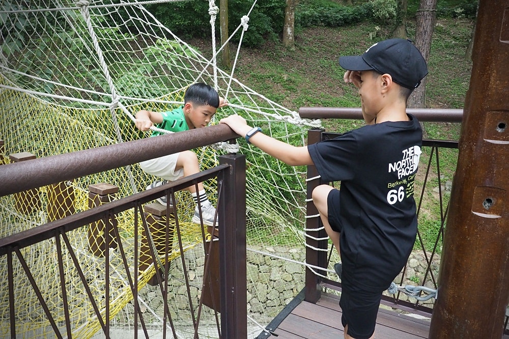 台中東勢 | 東勢林場遊樂區。賞螢賞櫻勝地/森林親子景點/超人氣體能訓練場