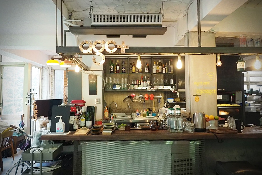 台北大安 | AGCT apartment（已歇業）。咖啡輕食甜點/老公寓改造/市區秘境咖啡店